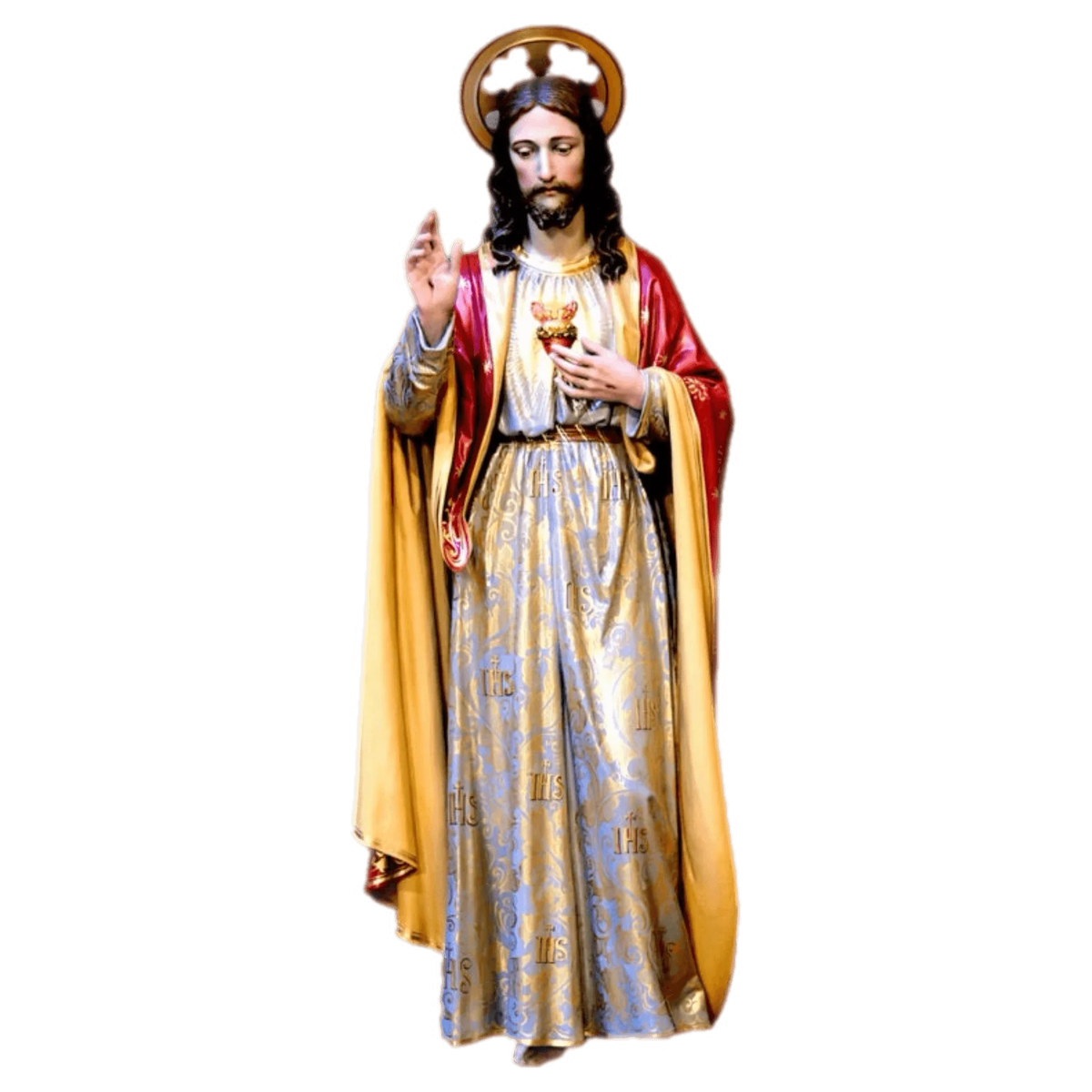 Sacred Heart | Baroque | SE003 | Ferdinand Stuflesser 1875 | Hand-carved Statuary