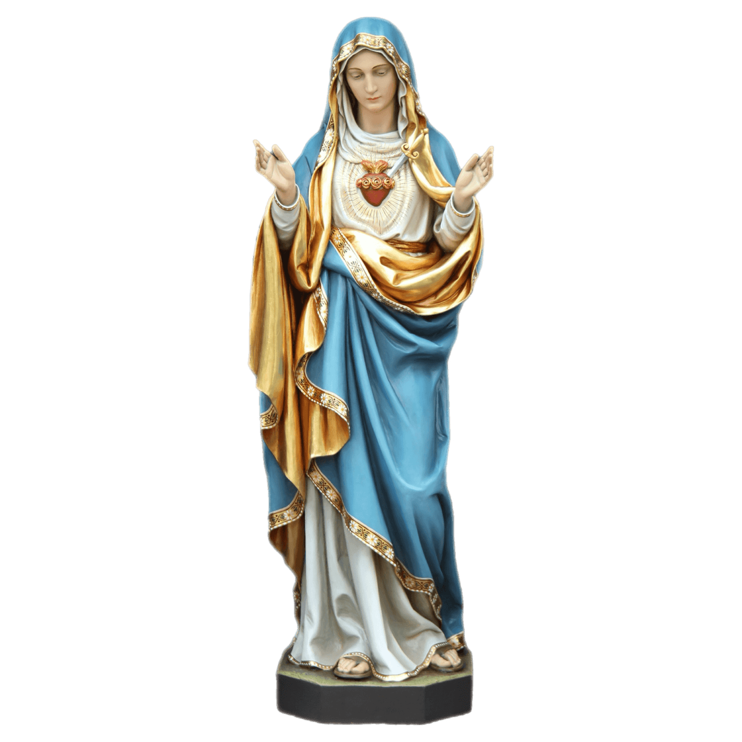 Custom Wood Carvings - Immaculate Heart of Mary Ferdinand Stuflesser