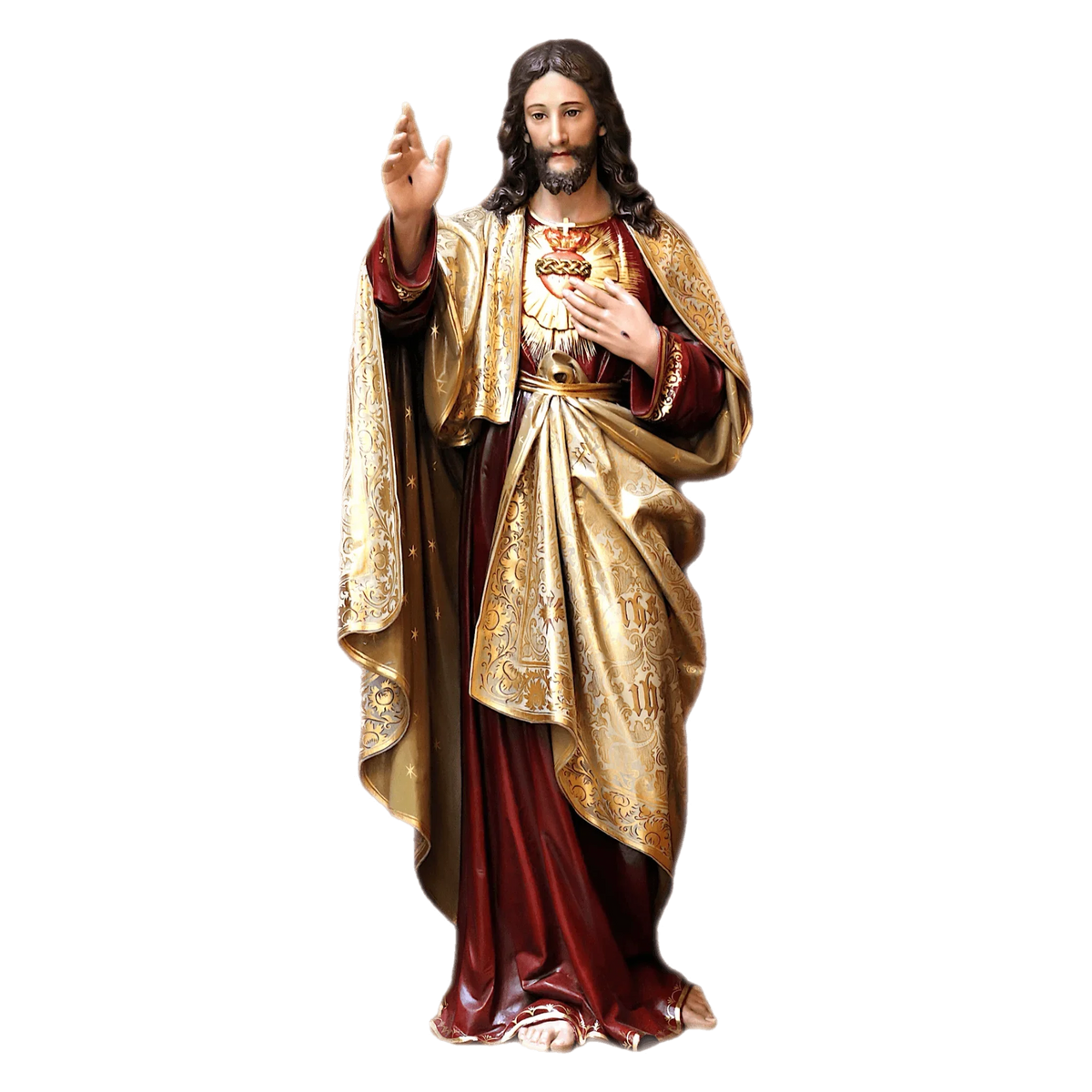 Sacred Heart | SE005 | Ferdinand Stuflesser 1875 | Hand-carved Statuary