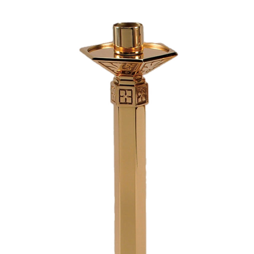 Regal 99C42 bronze altar candlestick – alternate view 2 of 3