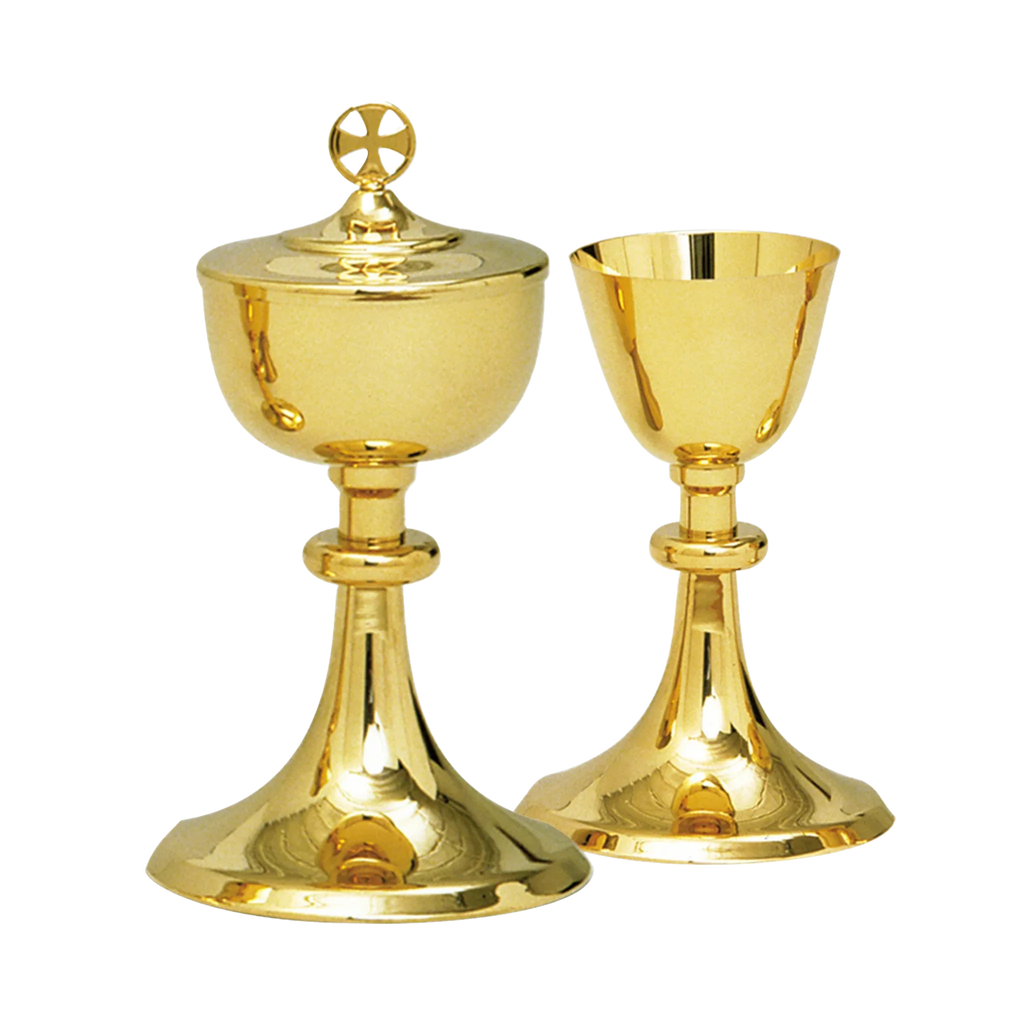 Koley's K2441 bright gold-plated ciborium, third view