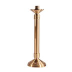 Regal 99C40 bronze altar candlestick in combined satin and textured finish