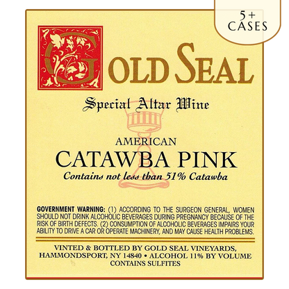 GOLD SEAL American Catawba Pink Altar Wine