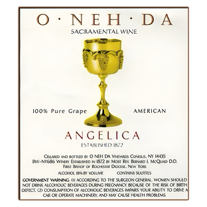 O•NEH•DA Angelica Altar Wine