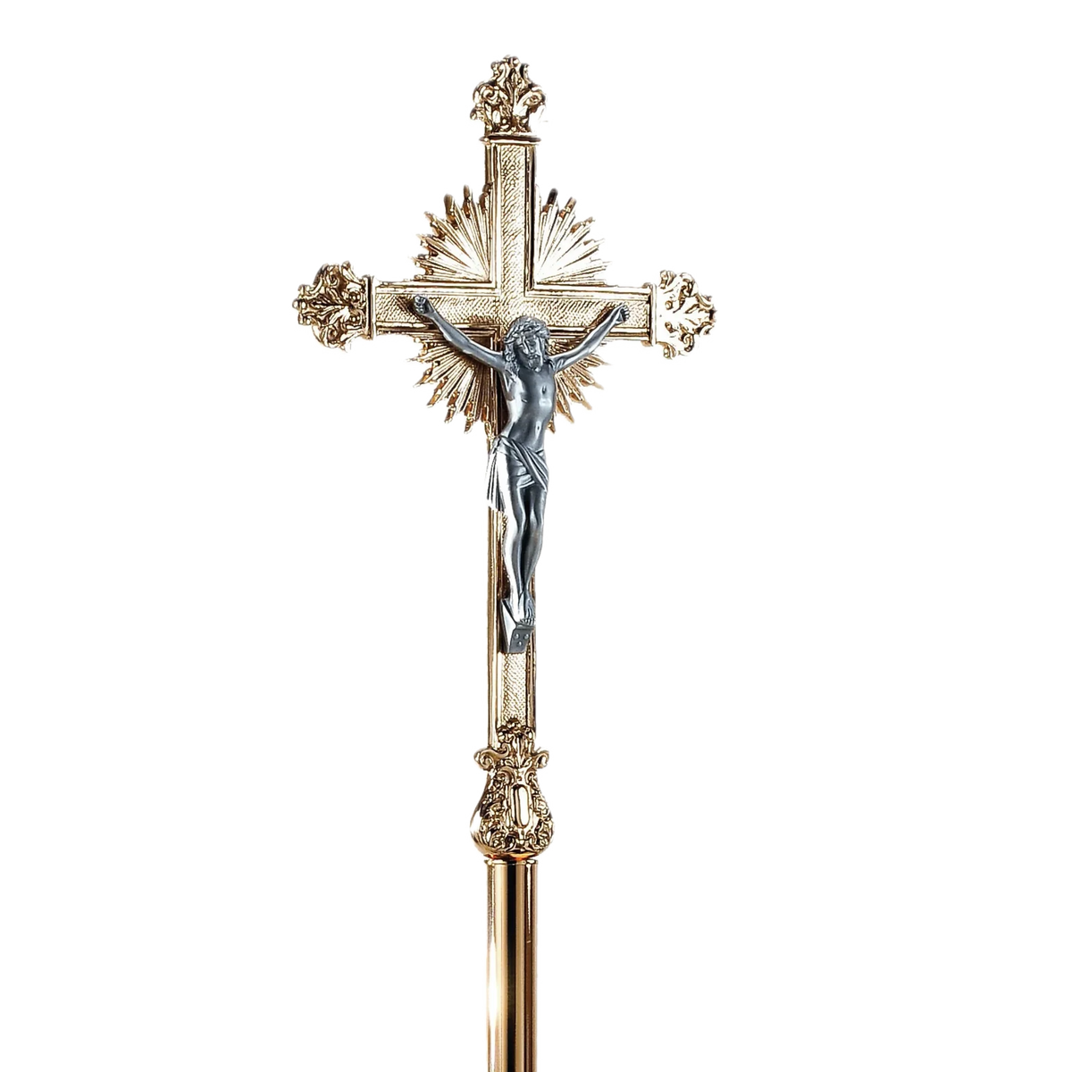 Processional Crucifix & Stand | 21PC80 – alternate view 2
