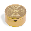 Alviti Creations 2233GX pyx with engraved cross on lid