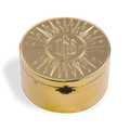 Alviti Creations 2237GX pyx with engraved IHS on lid