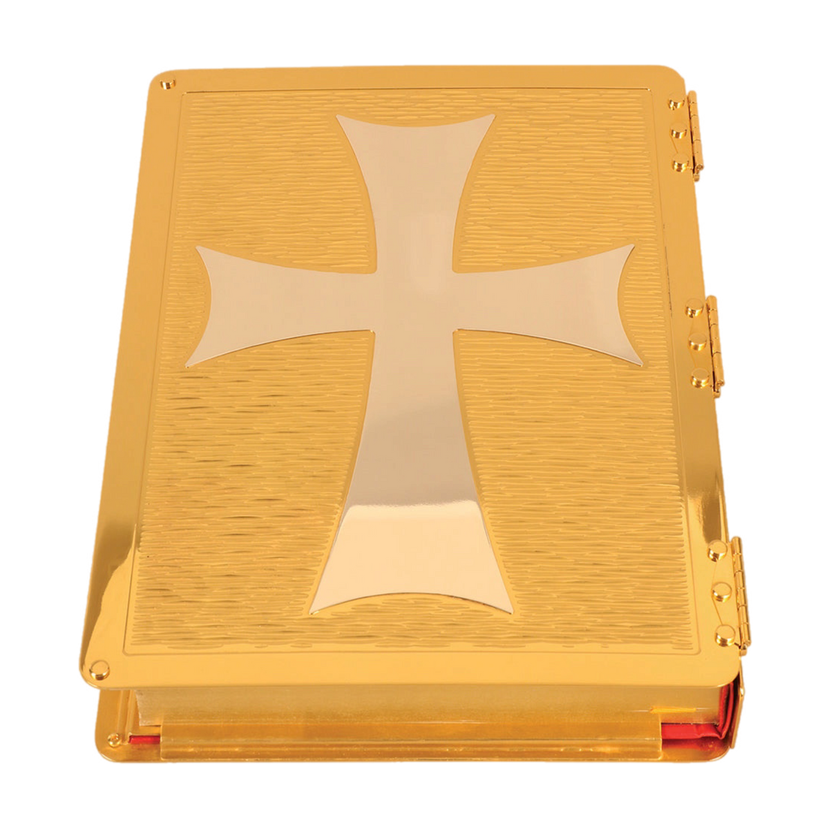Koley's K677 solid brass Book of the Gospels cover with Four Evangelists, view 2