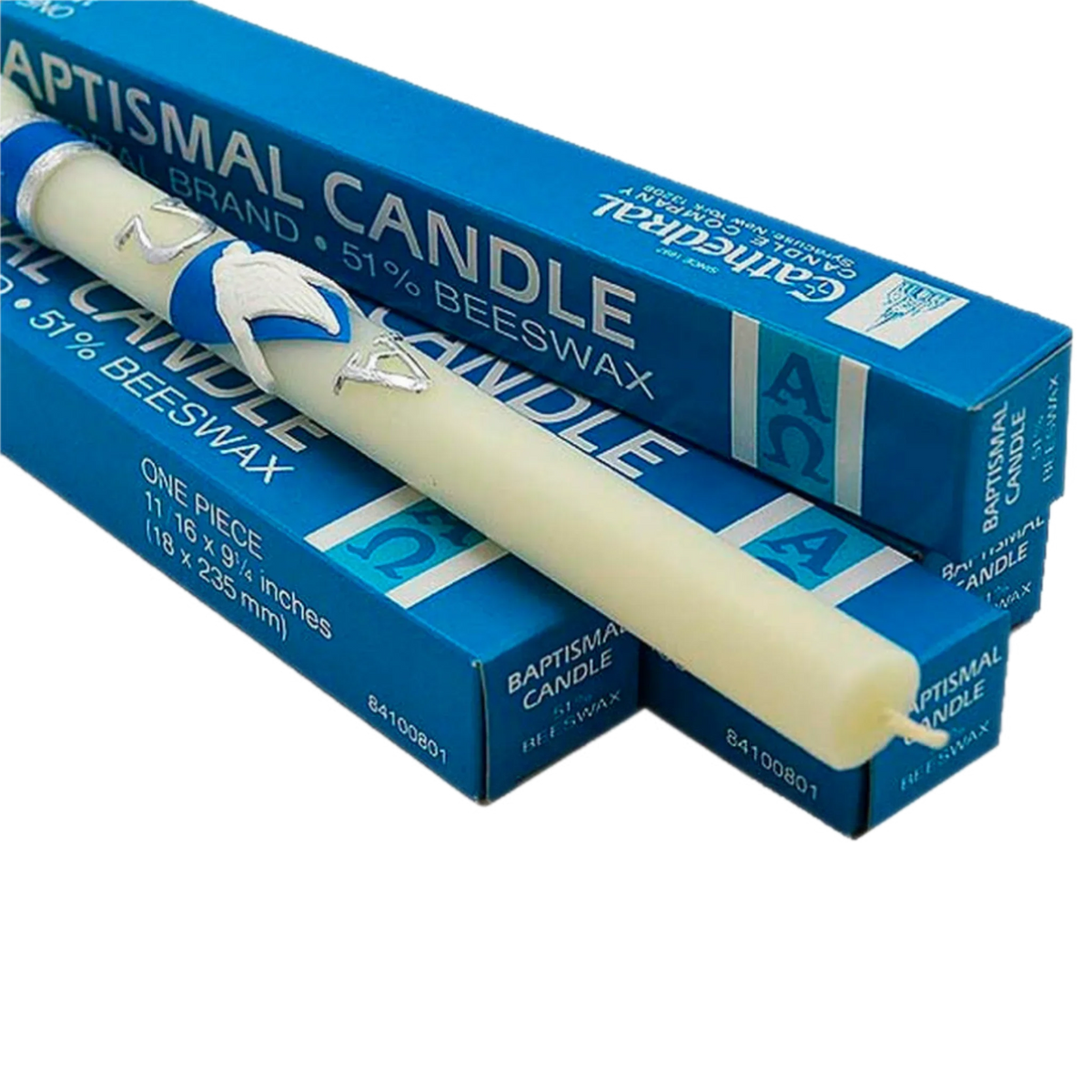 Baptismal Candle | 51% Beeswax