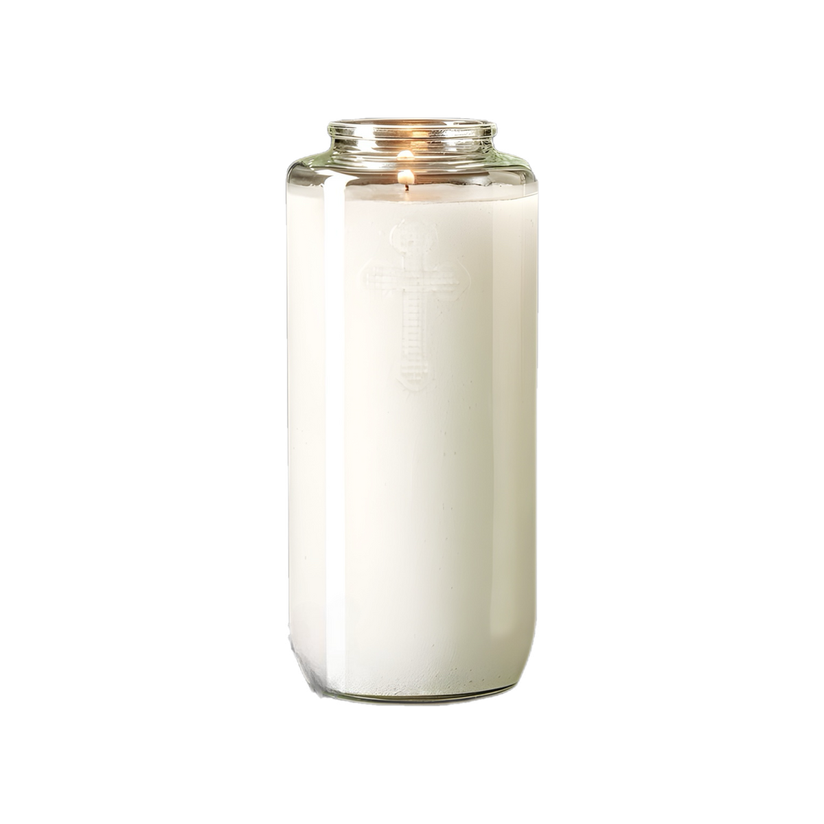 Cathedral Candle Company 5-day devotional candle in crystal glass