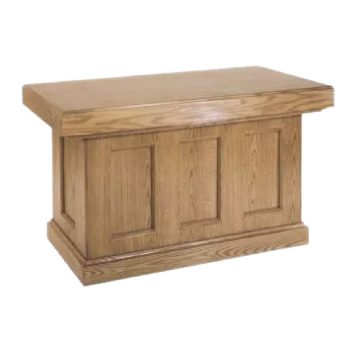 Woerner 419 wood altar with recessed panels