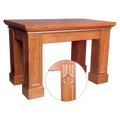 Woerner 625 wood altar with layered top