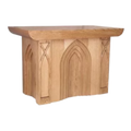 Woerner 635 series wood altar, view 1