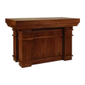 Woerner W1072 altar with wheat and grape carving