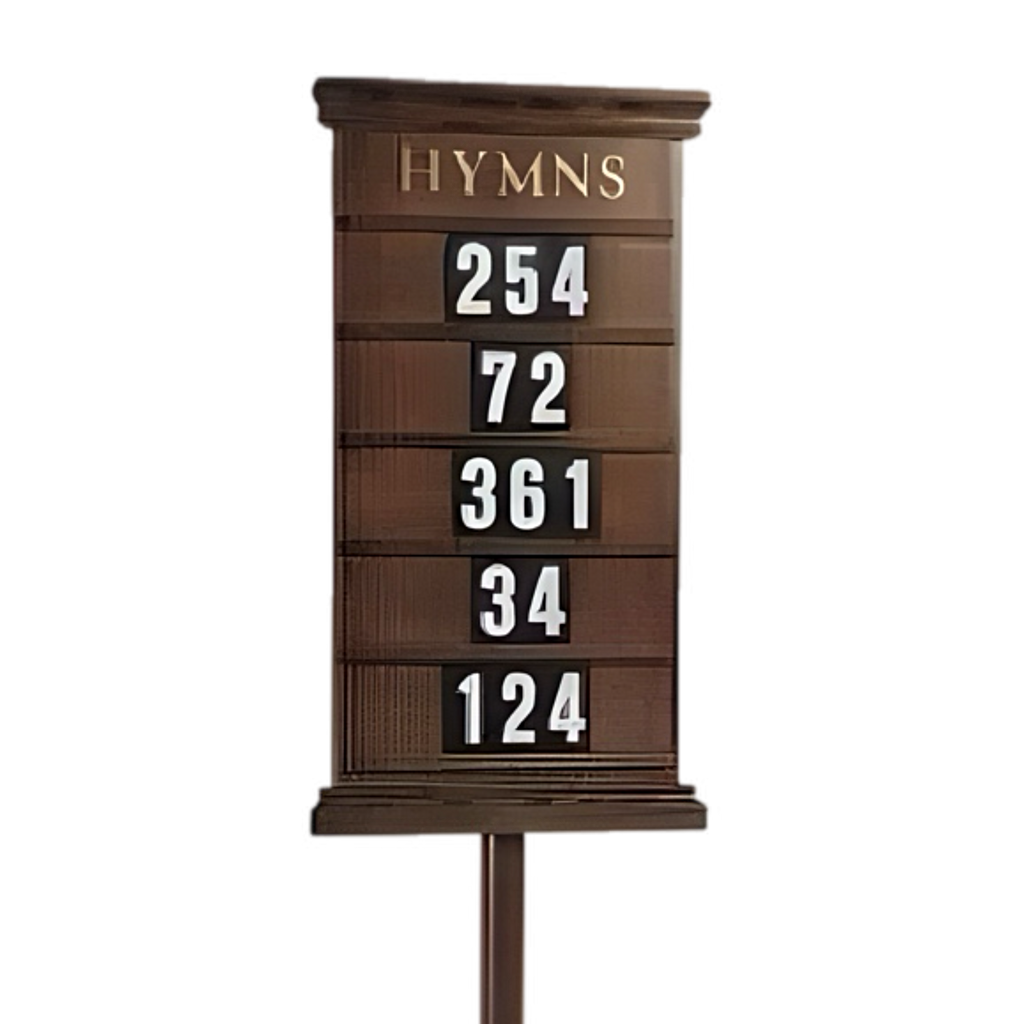 Hymn Board | W234 – alternate view 2