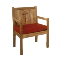 Woerner 65C center chair shown with reversible cushion