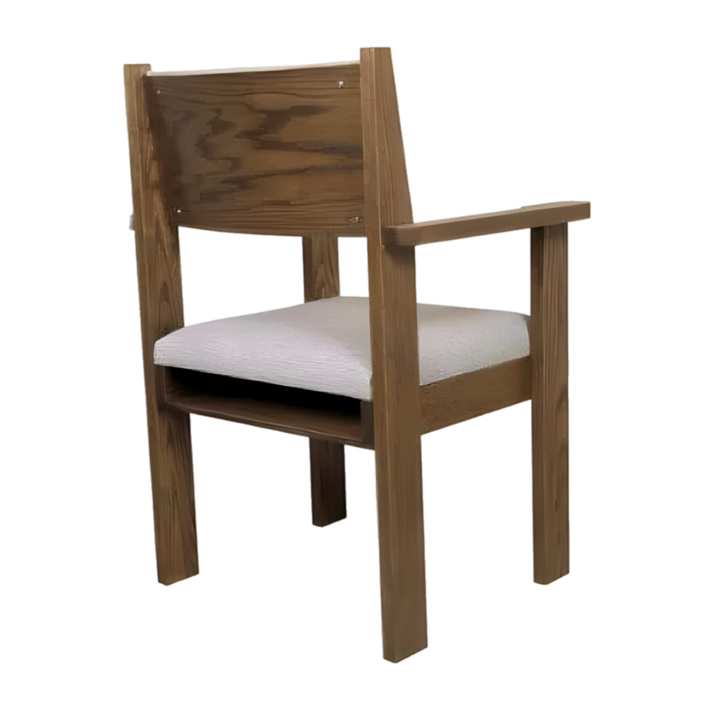 Woerner 204 arm chair with curved back – alternate view 2 of 2