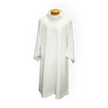 Beau Veste style 560 white Euro-style altar server alb with stand-up collar
