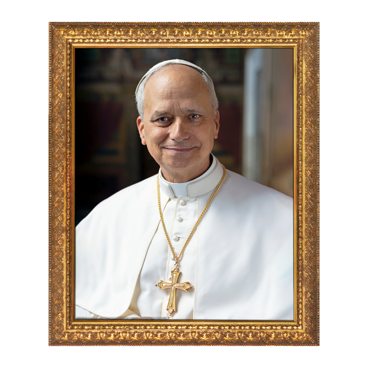 Pope Leo XIV Formal Portrait Framed Art | NW-1879