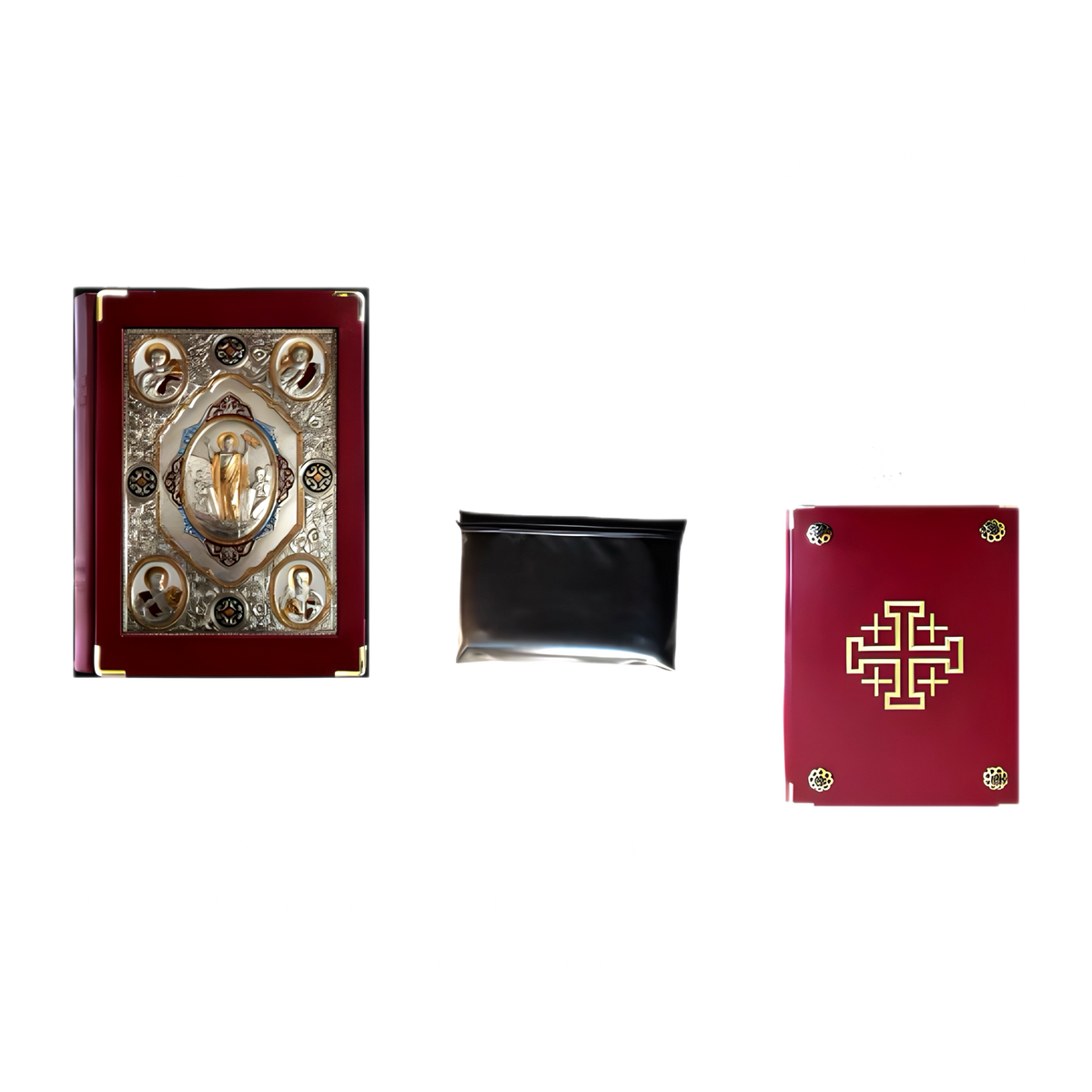 Alviti Creations 10-917 Book of the Gospels cover with Resurrected Christ icon, view 2