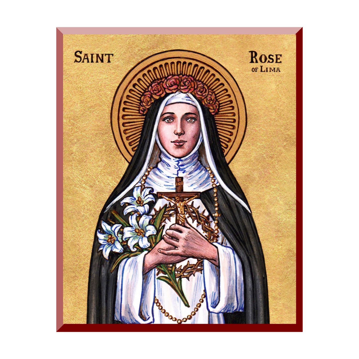 Theophilia | St. Rose of Lima | Wall Plaque