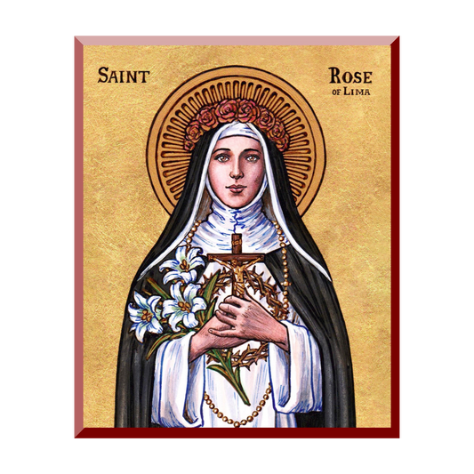 Theophilia | St. Rose of Lima | Wall Plaque
