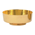 Alviti Creations 7200G hammered-texture communion bowl with foot, 500-host capacity