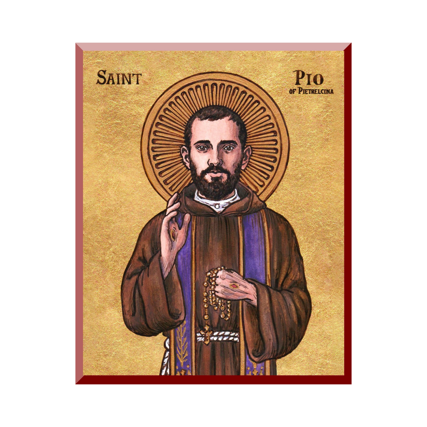 Theophilia | St. Pio of Pietrelcina | Wall Plaque
