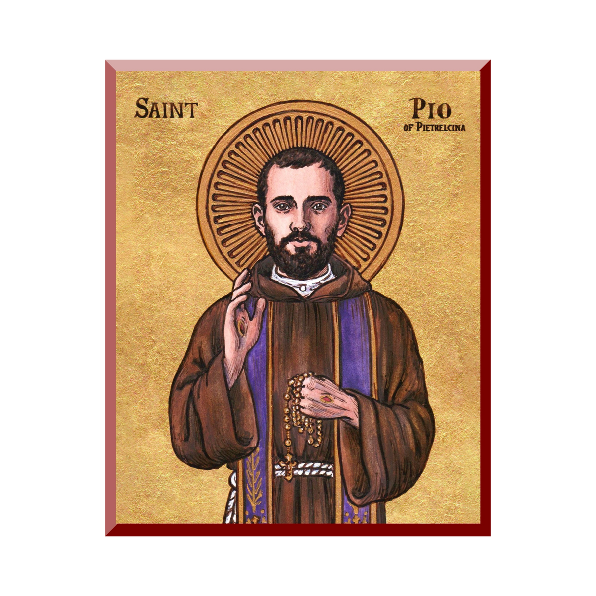 Theophilia | St. Pio of Pietrelcina | Wall Plaque