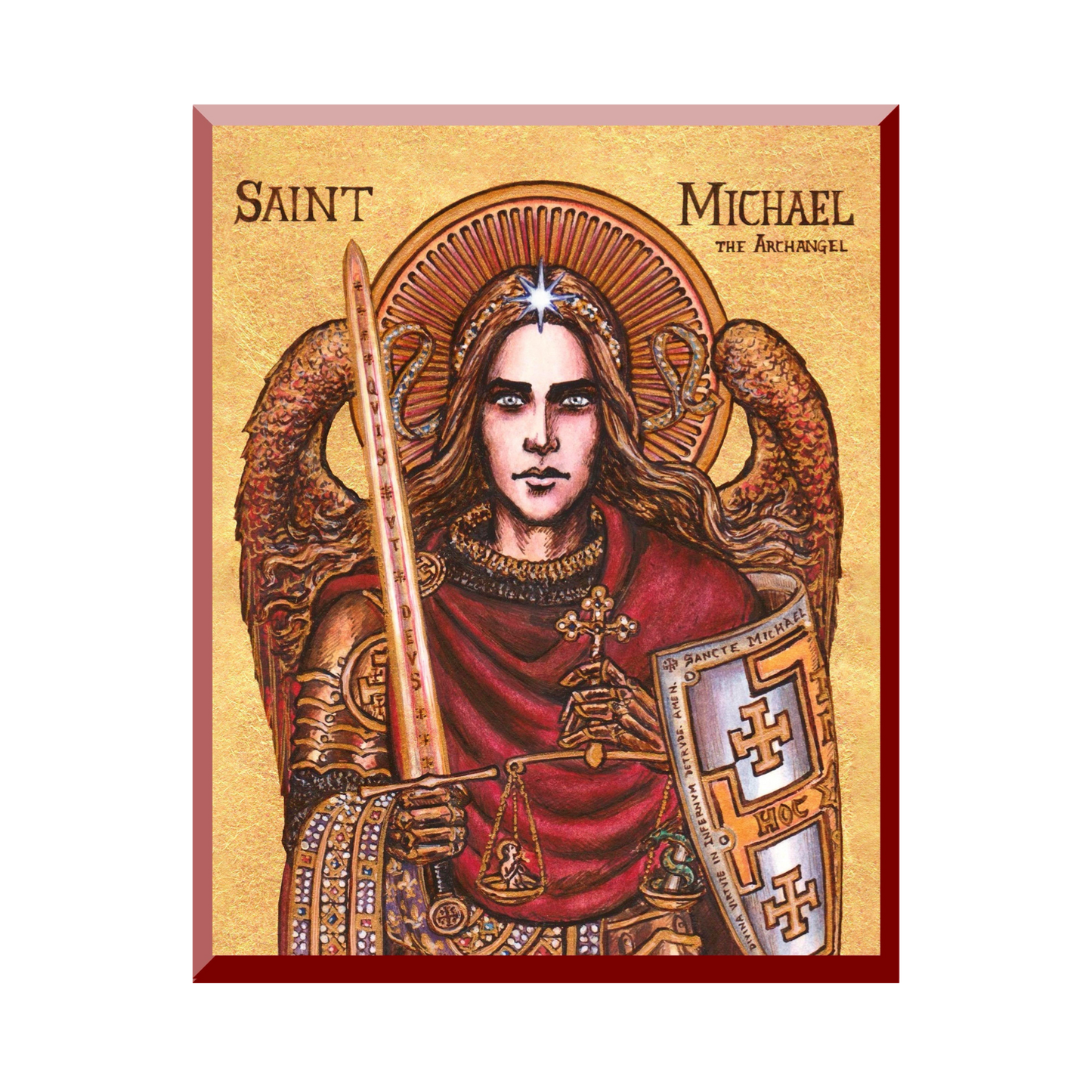 Theophilia | St. Michael the Archangel Defender | Wall Plaque