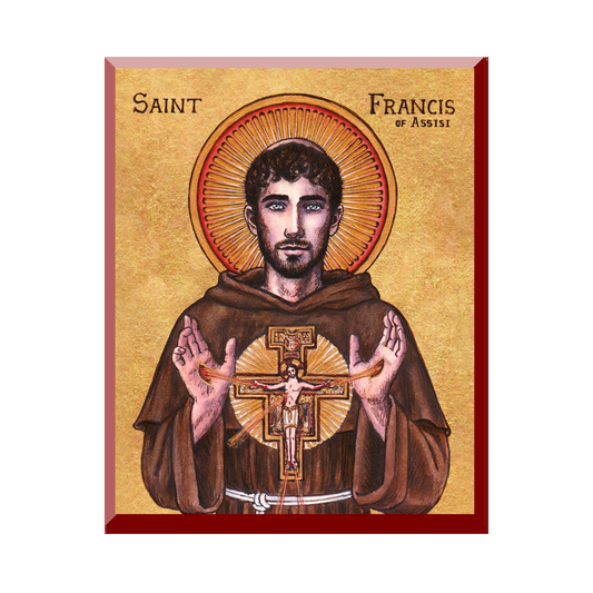 Theophilia | St. Francis of Assisi | Wall Plaque