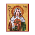 Theophilia St. Brigid of Ireland Wall Plaque