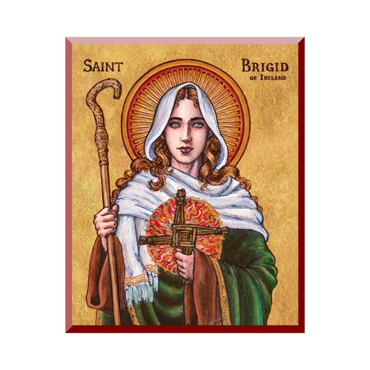 Theophilia St. Brigid of Ireland Wall Plaque