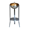 Koley's K-314 portable baptismal font with stainless steel bowl and bronze cover