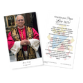 Pope Leo XIV Official Portrait 3"x5" Holy Cards | Spanish | HC2-SP1877
