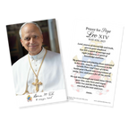 Pope Leo XIV Official Portrait 4x6 Holy Cards | HCB3-1879