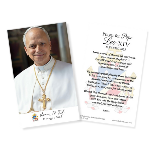 Pope Leo XIV Official Portrait 4x6 Holy Cards | HCB3-1879