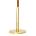 Koley's K226 satin brass candle lighter stand