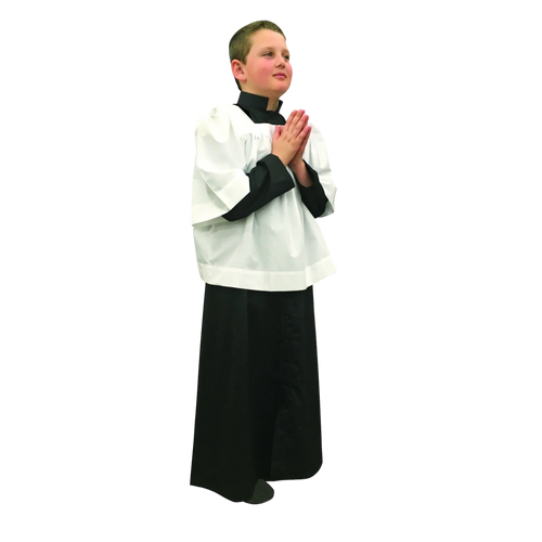 Beau Veste 561B black altar server cassock