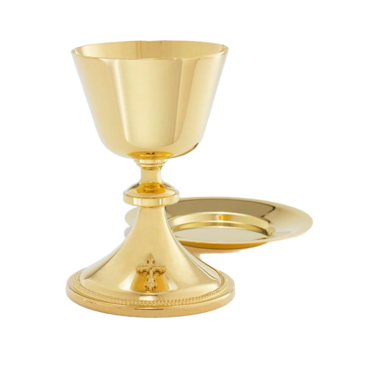 Alviti Creations A-107G gold chalice with well paten