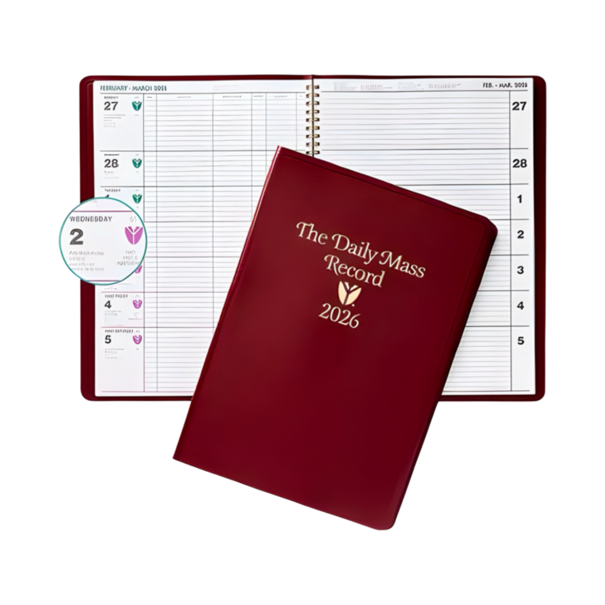 Daily Mass Record Book | 2026