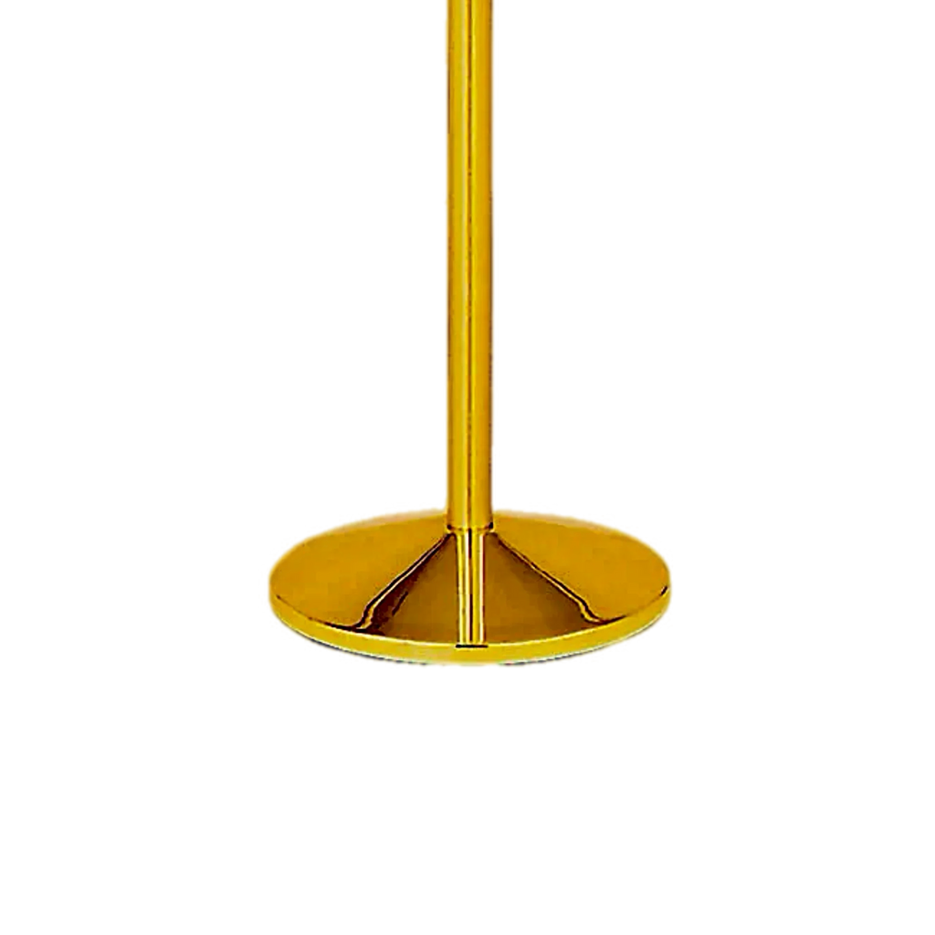 Koley's K180 two-tone solid brass censer stand with built-in holy water sprinkler at top – alternate view 3 of 3