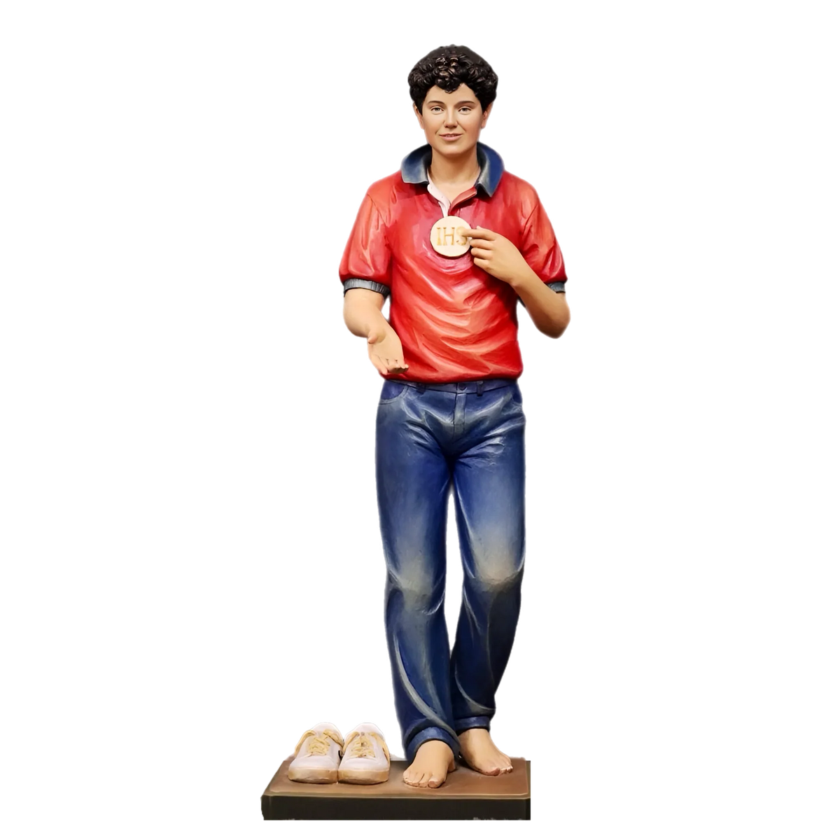 St. Carlo Acutis | Ferdinand Stuflesser 1875 | Hand-carved Statuary – alternate view 8