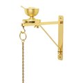 Koley's K193 wall bracket for censer and boat with 2" x 10" back plate