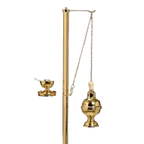 Koley's K156 censer stand, 50" tall with 9" base
