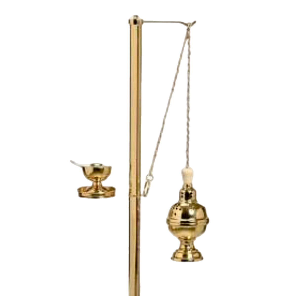Koley's K156 censer stand, 50" tall with 9" base
