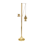 Koley's K156 censer stand, 50" tall with 9" base – alternate view 2 of 3
