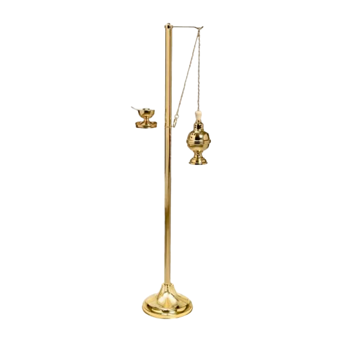 Koley's K156 censer stand, 50" tall with 9" base – alternate view 2 of 3