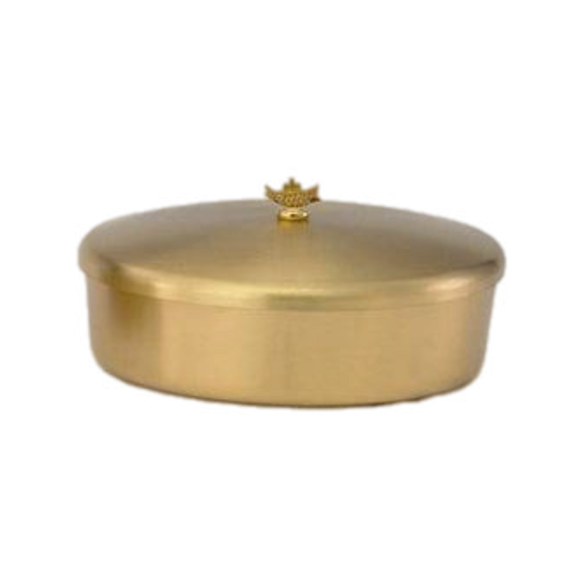 Alviti Creations 7100G satin gold-plated communion bowl, 450-host capacity