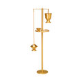 Koley's K327 50" censer stand with 11" tray